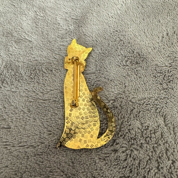 Vintage Cat Brooch - Picture 4 of 4